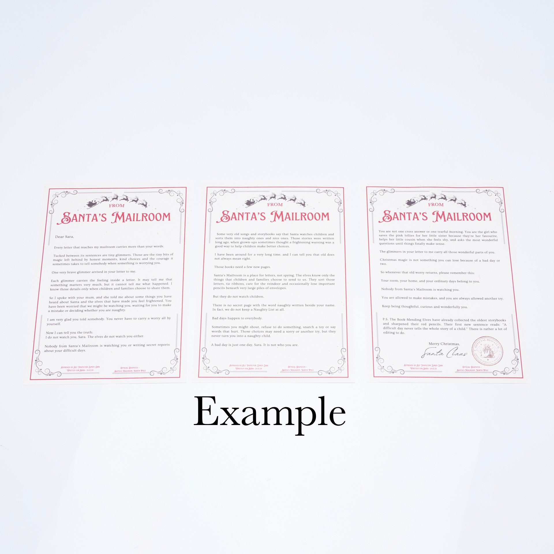 The Bespoke Letter Service from Santa's Mailroom®
